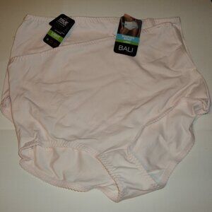 New 2 Pair Women's 3X Bali Light Shaping Briefs Pink Bliss